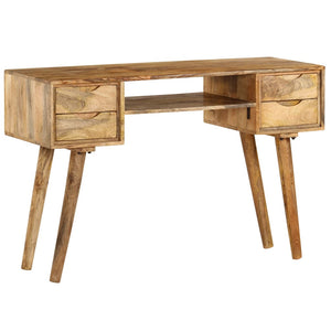 vidaXL Solid Mango Wood Desk 115x47x76 cm