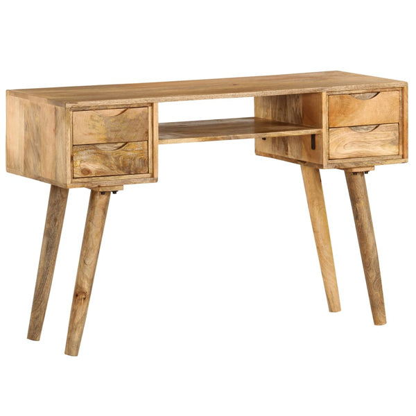 vidaXL Solid Mango Wood Desk 115x47x76 cm