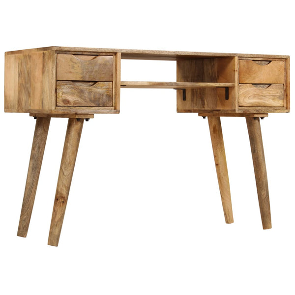 vidaXL Solid Mango Wood Desk 115x47x76 cm