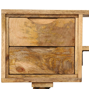 vidaXL Solid Mango Wood Desk 115x47x76 cm