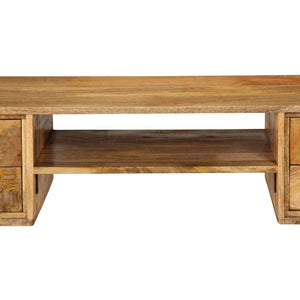 vidaXL Solid Mango Wood Desk 115x47x76 cm