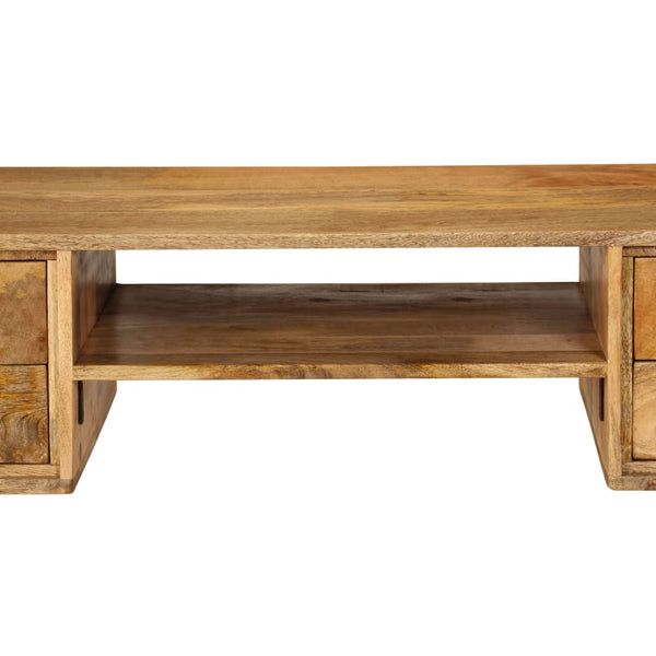vidaXL Solid Mango Wood Desk 115x47x76 cm