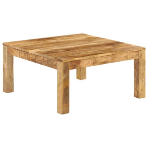 vidaXL Coffee Table 80x80x40 cm Solid Mango Wood