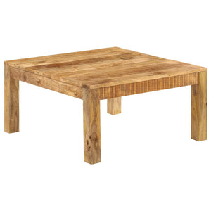 vidaXL Coffee Table 80x80x40 cm Solid Mango Wood