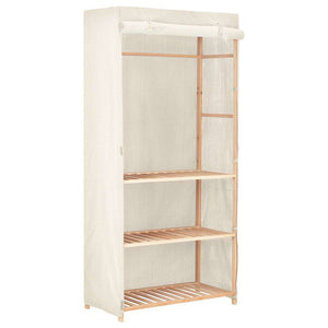 vidaXL 3-Tier Wardrobe 79 x 40 x 170 cm