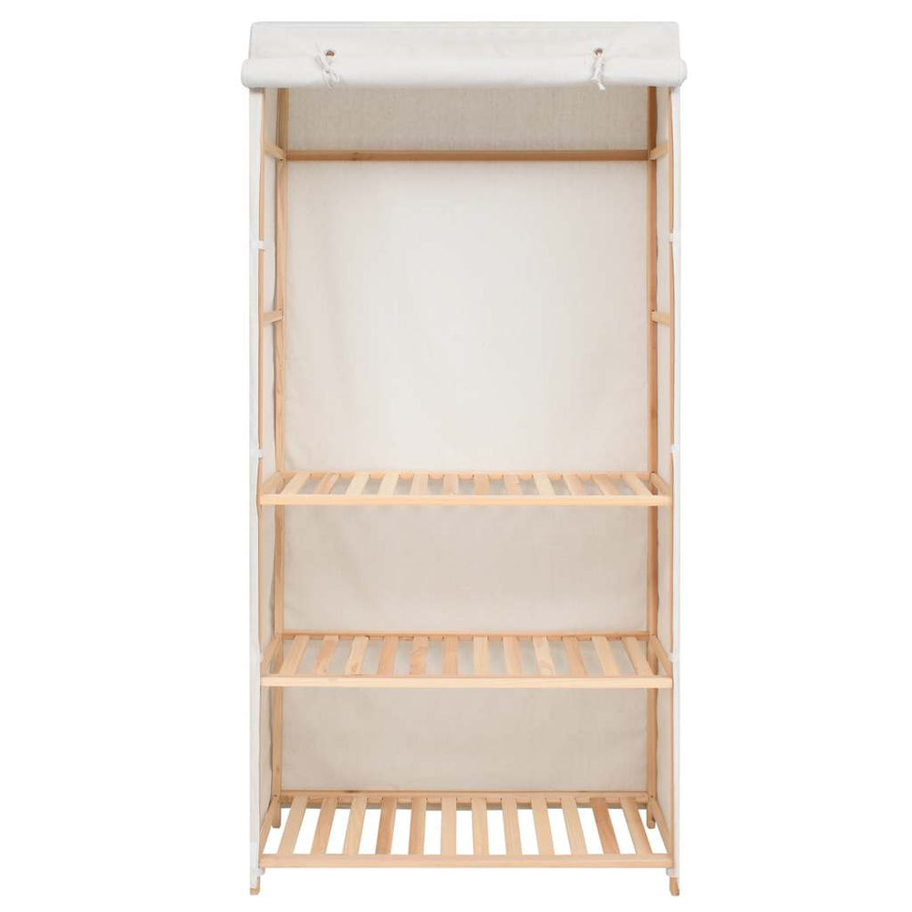 vidaXL 3-Tier Wardrobe 79 x 40 x 170 cm