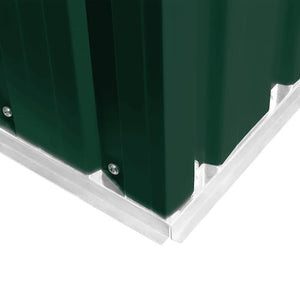vidaXL Garden Shed 257x298x178 cm Metal Green
