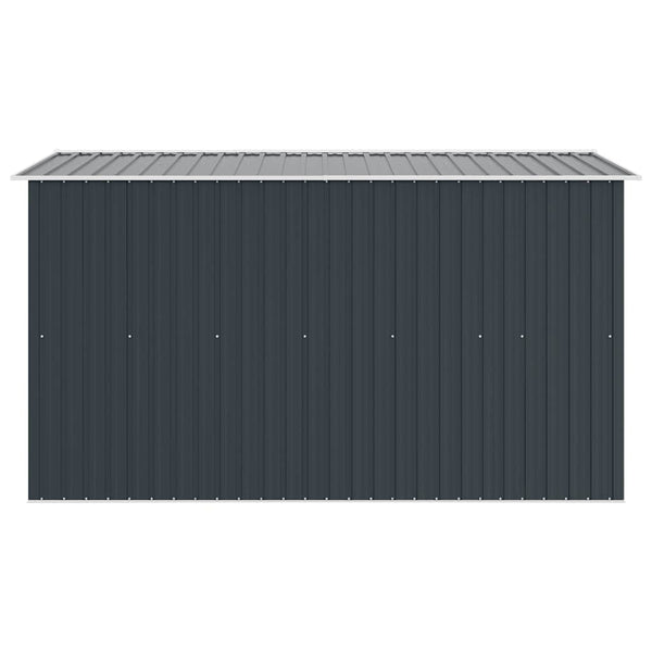 vidaXL Garden Shed 257x298x178 cm Metal Anthracite