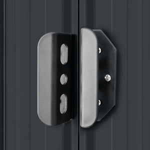 vidaXL Garden Shed 257x298x178 cm Metal Anthracite