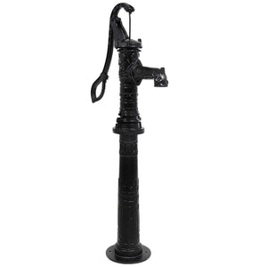 vidaXL Hand Water Pump with Stand Cast Iron