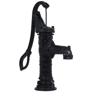 vidaXL Hand Water Pump with Stand Cast Iron