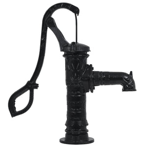 vidaXL Hand Water Pump with Stand Cast Iron
