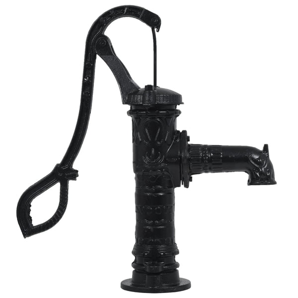 vidaXL Hand Water Pump with Stand Cast Iron