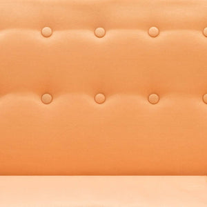 vidaXL L-Shaped Fabric Sofa 171.5x138x81.5 cm Orange