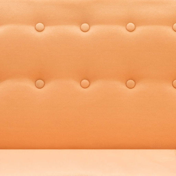 vidaXL L-Shaped Fabric Sofa 171.5x138x81.5 cm Orange