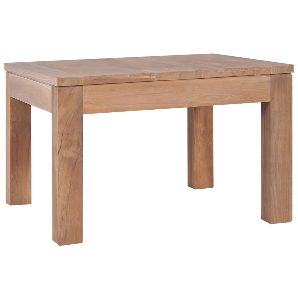 vidaXL Coffee Table Solid Teak Wood Natural 60x60x40 cm