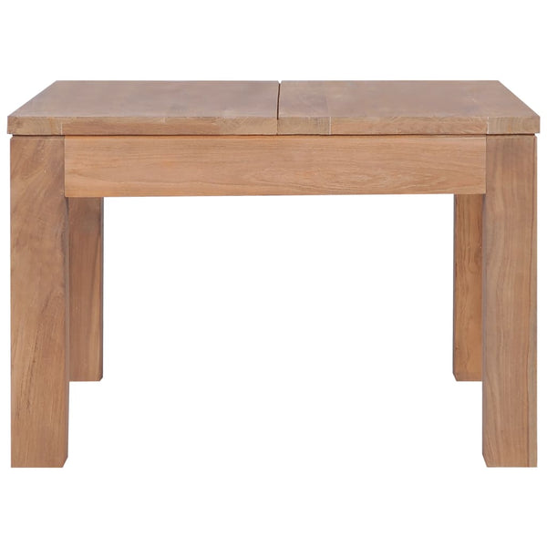 vidaXL Coffee Table Solid Teak Wood Natural 60x60x40 cm