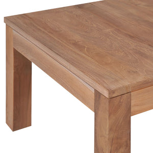 vidaXL Coffee Table Solid Teak Wood Natural 60x60x40 cm