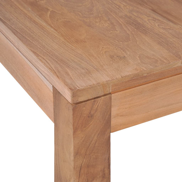 vidaXL Coffee Table Solid Teak Wood Natural 60x60x40 cm