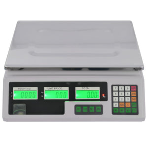 vidaXL Digital Scale 30 kg with Battery