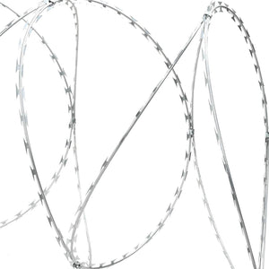vidaXL NATO Barbed Wire Galvanized Steel 300 m