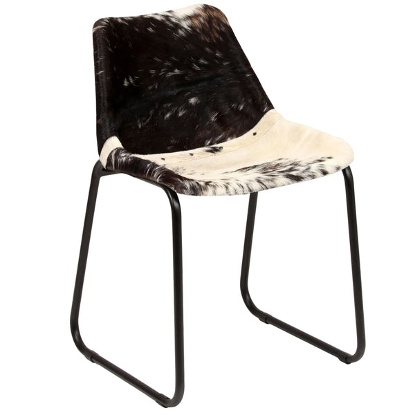 vidaXL Dining Chairs 4 pcs. Genuine Goat Leather