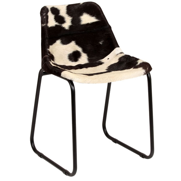 vidaXL Dining Chairs 4 pcs. Genuine Goat Leather