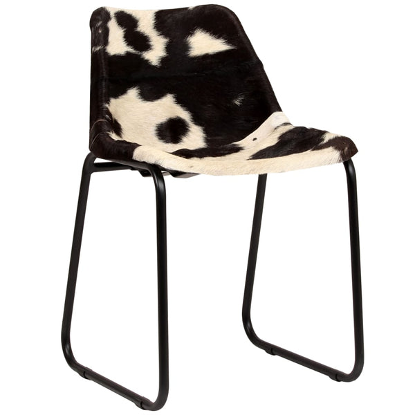 vidaXL Dining Chairs 6 pcs. Genuine Goat Leather