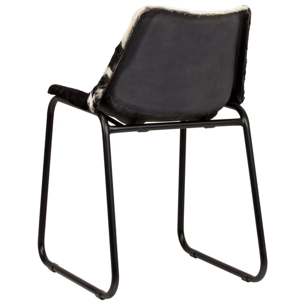 vidaXL Dining Chairs 6 pcs. Genuine Goat Leather