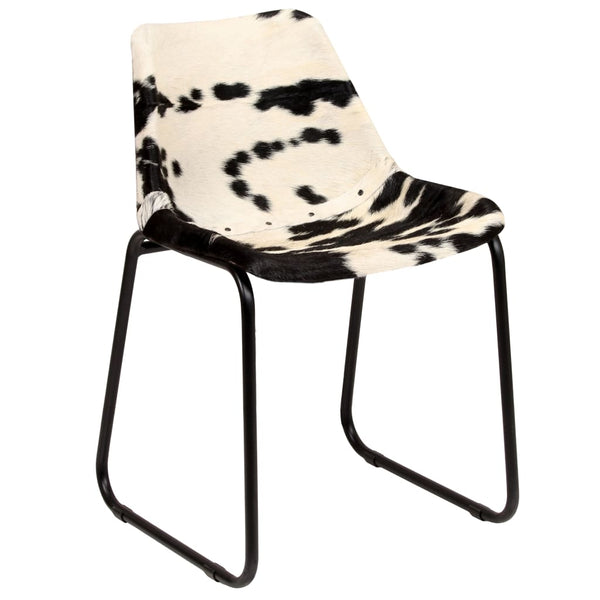 vidaXL Dining Chairs 6 pcs. Genuine Goat Leather