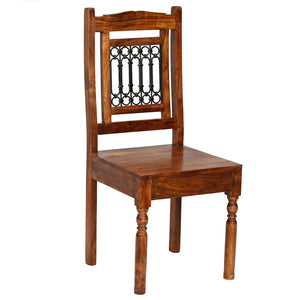 vidaXL 5-Piece Dining Set Solid Acacia Wood