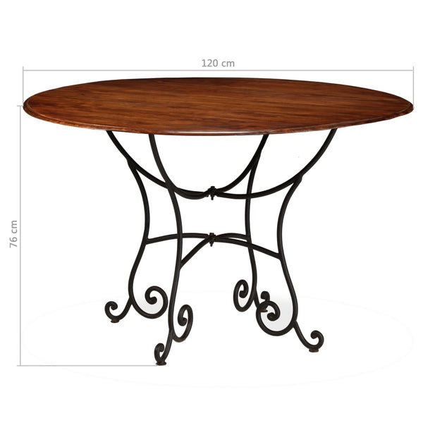 vidaXL 7-Piece Dining Set Solid Acacia Wood