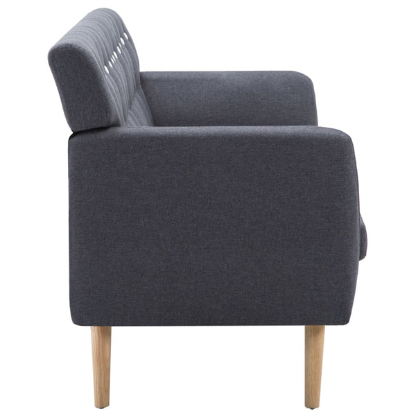 vidaXL 3-Seater Sofa Fabric 172x70x82 cm Dark Grey