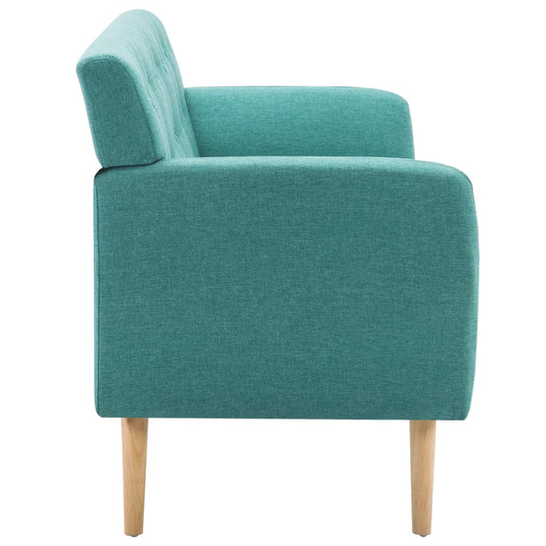 vidaXL 3-Seater Sofa Fabric 172x70x82 cm Green