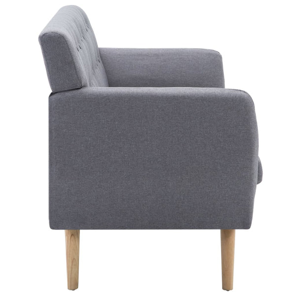 vidaXL 3-Seater Sofa Fabric 172x70x82 cm Light Grey