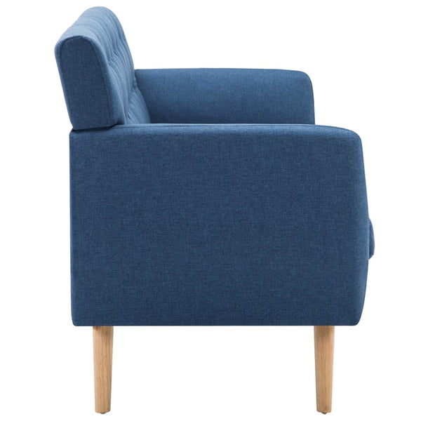 vidaXL 3-Seater Sofa Fabric 172x70x82 cm Blue