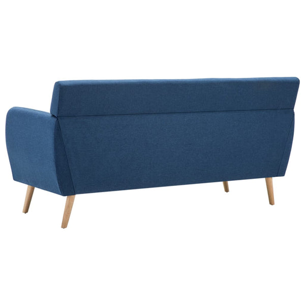 vidaXL 3-Seater Sofa Fabric 172x70x82 cm Blue