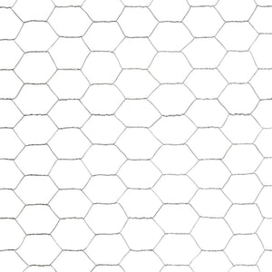 vidaXL Galvanized Steel Wire Fence 25x1.2 m Silver