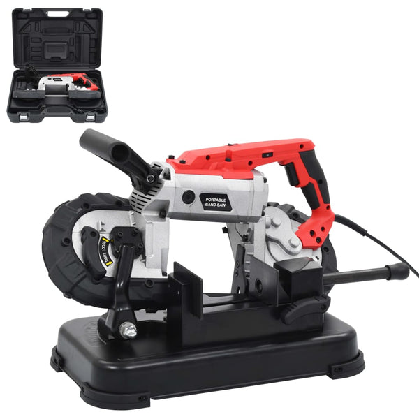 vidaXL Band Saw with Stand and Carry Case Steel