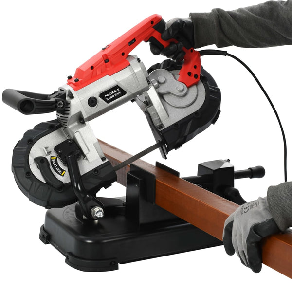 vidaXL Band Saw with Stand and Carry Case Steel