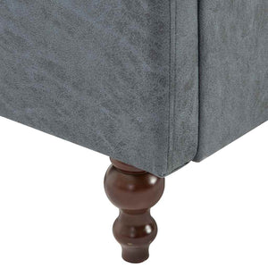 vidaXL Armchair Grey Fabric