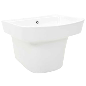 vidaXL Wash Basin White 50 x 45 x 41 cm Glazed Ceramic
