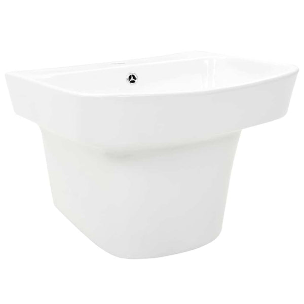 vidaXL Wash Basin White 50 x 45 x 41 cm Glazed Ceramic