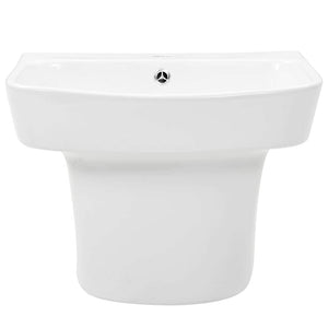 vidaXL Wash Basin White 50 x 45 x 41 cm Glazed Ceramic