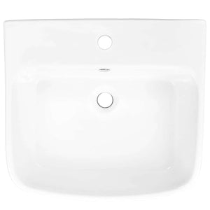 vidaXL Wash Basin White 50 x 45 x 41 cm Glazed Ceramic