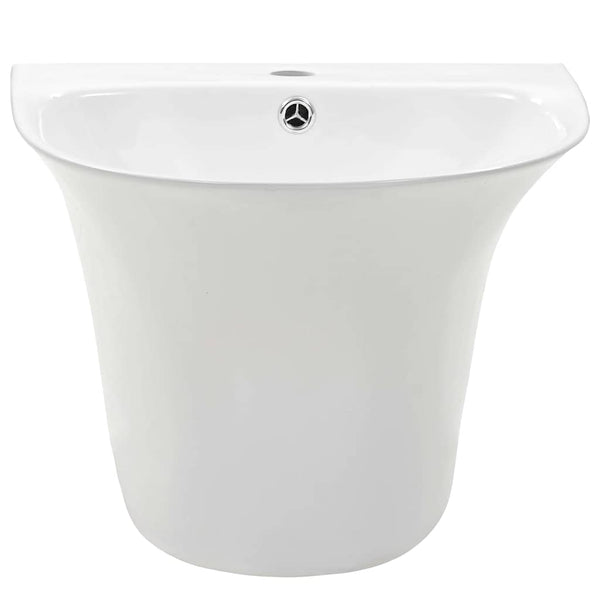 vidaXL Wash Basin White 47 x 45 x 37 cm Glazed Ceramic