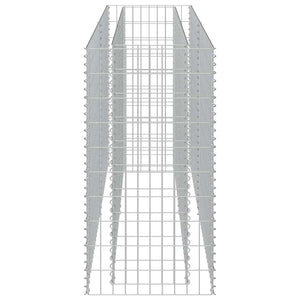 Gabionen-Hochbeet Verzinkter Stahl 180×50×100 cm