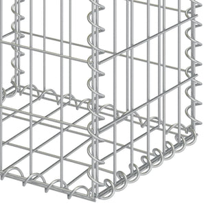 vidaXL Gabion Baskets 2 pcs. Galvanized Steel 30x30x40 cm