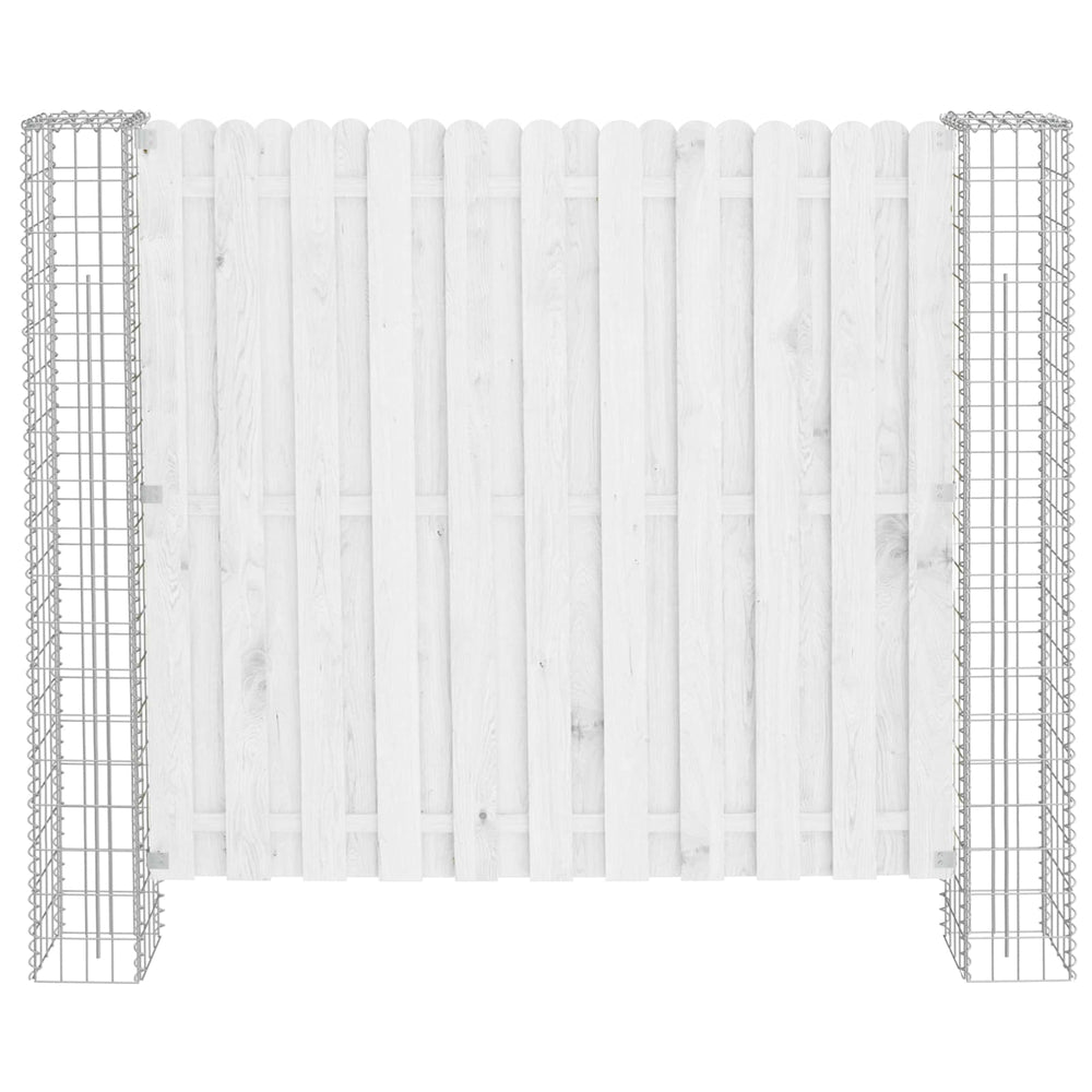 vidaXL Fence Posts 2 pcs Silver 20 x 20 x 190 cm Metal