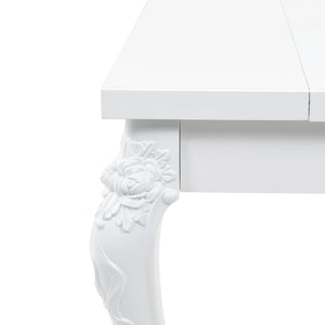 vidaXL Dining Table 179x89x81 cm High-Gloss White
